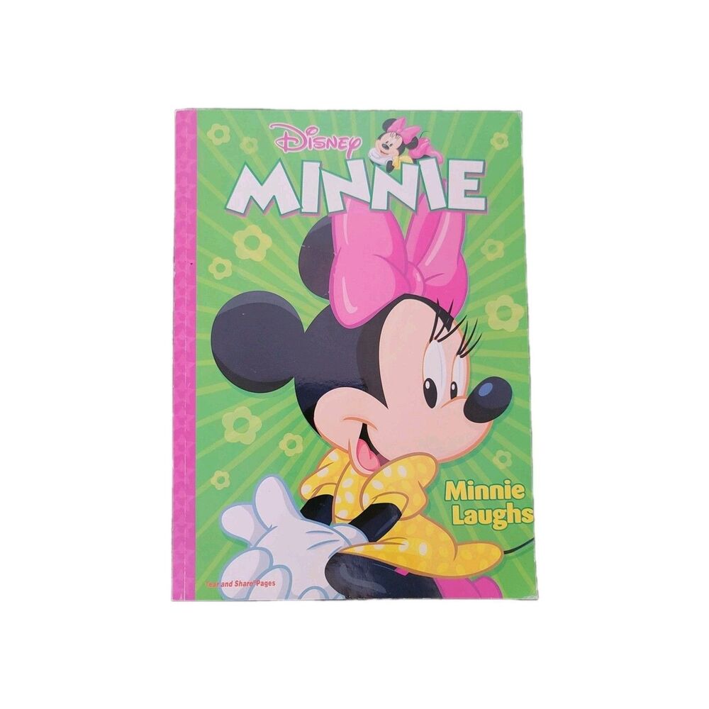 Vintage 2005 Disney Minnie 'Minnie Laughs' Coloring Book UNUSED NEW Disneycore